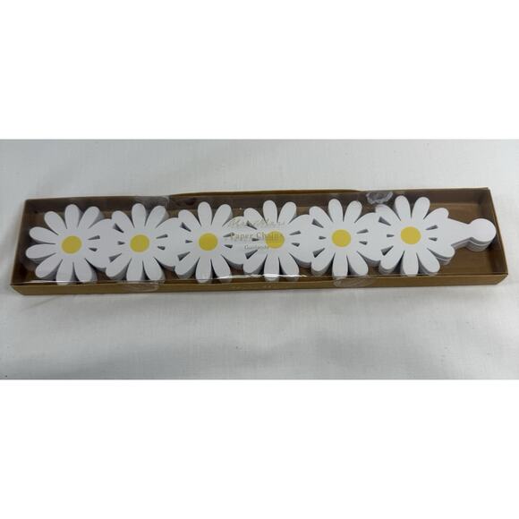Meri Meri Daisy Paper Chains Garland 14 ft Eco Friendly Party Decoration NIB - Picture 1 of 8